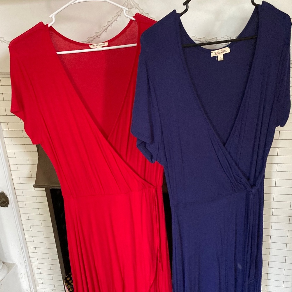 Women’s Wrap Dresses Size L
